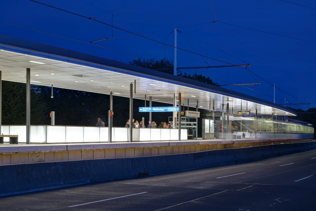 Haltestelle Gesundheitscampus 2019. Design: Banz & Riecks 2014